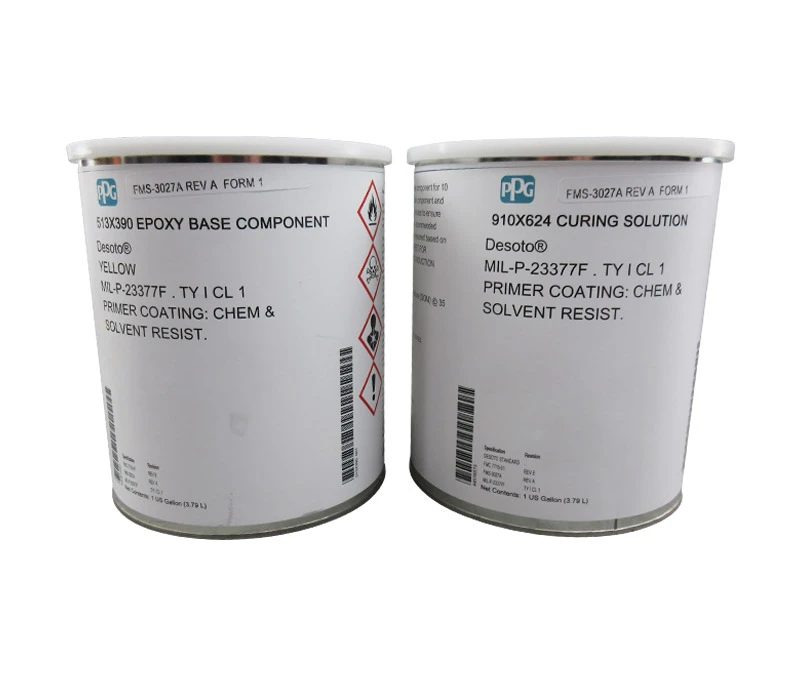513X390-910X624_2QTS KIT PPG DeSoto 513X390-910X624 Yellow MIL-P-23377F Type I Class 1 Spec Military Epoxy Primer 2Qts Kit aviation consumable