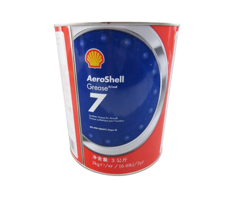 MIL-G-23827, MIL-PRF-23827C Type II AeroShell Grease 7 Multi-Purpose Synthetic Aircraft Grease 3 Kg (6.6 lb) Can aviation consumable
