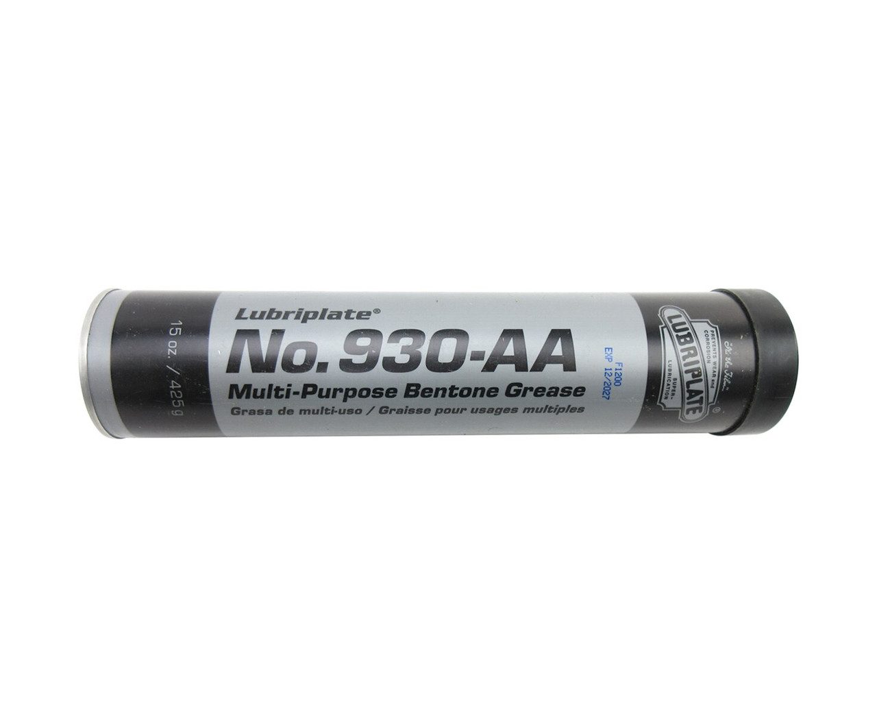 LUBRIPLATE 930-AA LUBRIPLATE L0096-098 No. 930-AA White NLGI Grade 1 High-Temperature Multi-Purpose Grease 411 Gram (15 oz) Cartridge aviation consumable