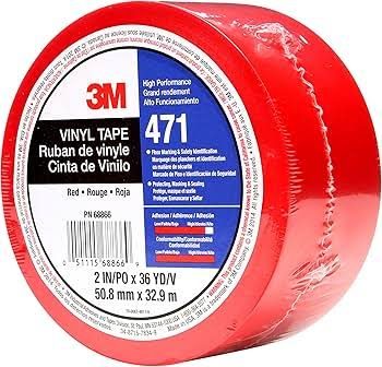3M 471-RED (0.5-Inch-Roll) LINING TAPE (36YD) (0.5-Inch-Roll) 3M 471-RED (0.5-Inch-Roll) LINING TAPE (36YD) (0.5-Inch-Roll) aviation consumable