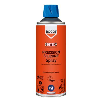 Rocol PRECISION SILICONE SPRAY (400ML-AEROSOL) Multi-Purpose Silicone Lubricant Spray (400ml-Aerosol) aviation consumable
