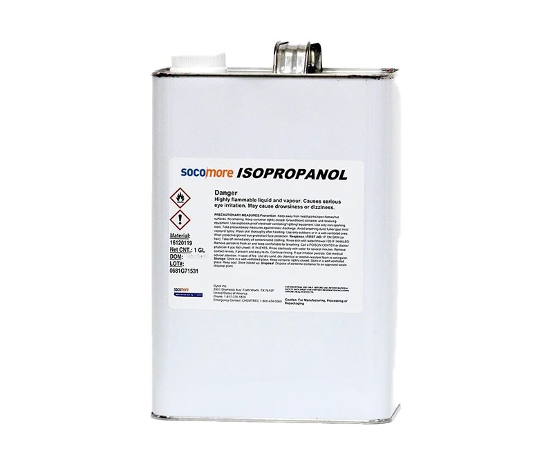 TT-I-735A Grade A Isopropyl Alcohol - Metal Gallon Can TT-I-735A Grade A Isopropyl Alcohol - Metal Gallon Can aviation consumable