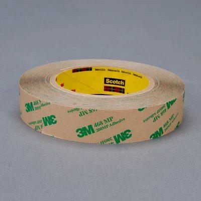 3M 468MP -1INCH X 60 YDS 3M 021200-19337 Scotch 468MP Clear 5 Mil Adhesive Transfer Tape 1" x 60 Yard Roll aviation consumable