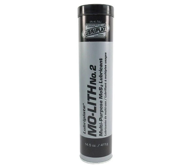LUBRIPLATE Mo-Lith No. 2 LUBRIPLATE L0180-098 Mo-Lith No. 2 Steel Gray NLGI 2 Lithium Grease 411 Gram (14.5 oz) Cartridge aviation lubricant