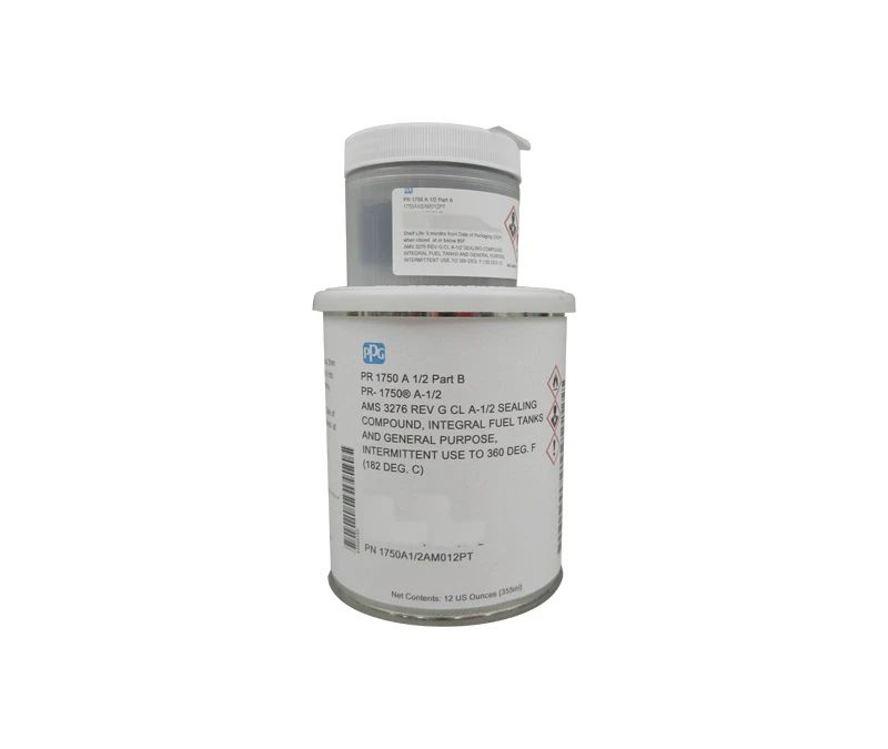 PPG PR1750 A-1/2 AMS-3276 CLASS A-1/2 SPEC FUEL TANK SEALANT - PINT KIT PPG PR1750 A-1/2 AMS-3276 Class A-1/2 Spec Fuel Tank Sealant - Pint Kit aviation consumable