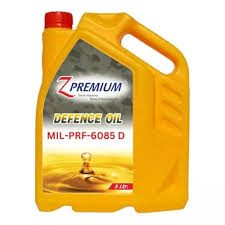 MIL-PRF-6085D- 5 Litres Z Premium Defence Oil MIL-PRF-6085 D 5 Litres aviation consumable