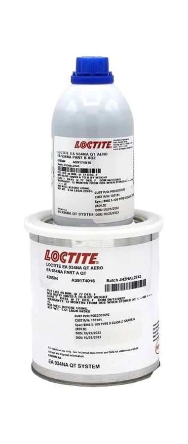 LOCTITE EA 934NA AERO A/B (1-USQT-KIT) LOCTITE EA 934NA AERO A/B (1-Usqt-Kit) HYSOL ADHESIVE aviation consumable